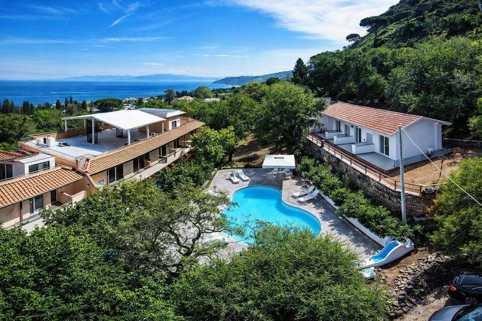 Vista principale della struttura