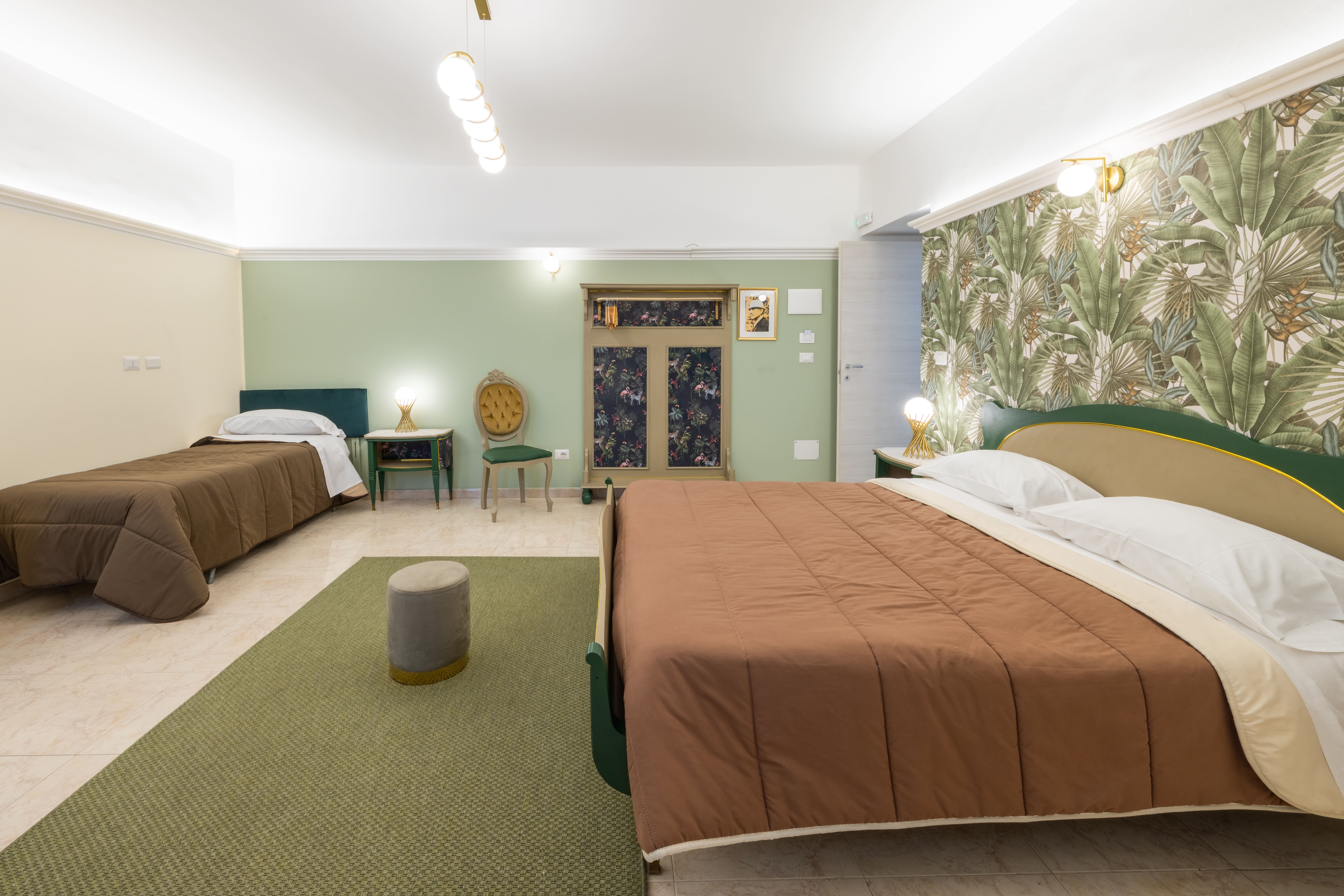 Chambre triple avec balcon